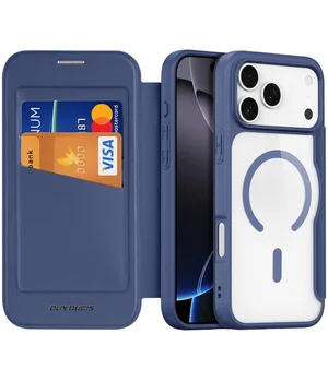 Чохол-книжка Dux Ducis Skin X Pro with MagSafe Apple iPhone 17 Pro (6.3") Blue