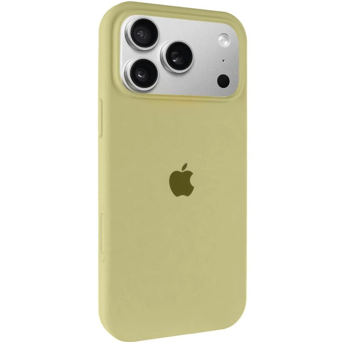 Чехол Silicone Case Full Protective (AA) для Apple iPhone 17 Pro (6.3") Желтый / Mellow Yellow