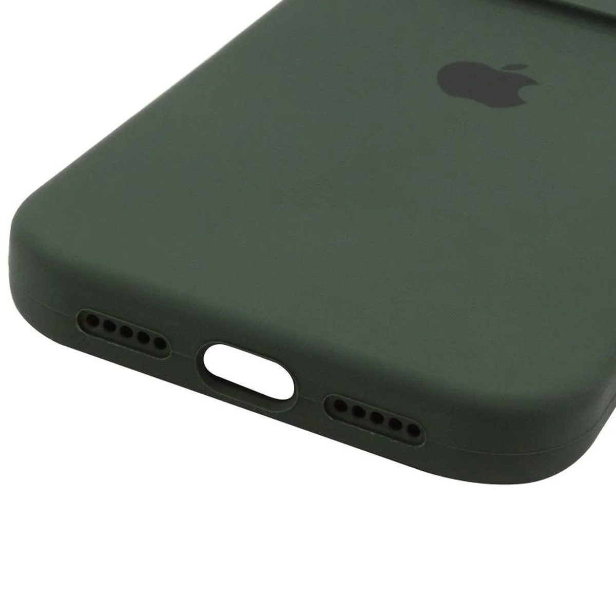 Чехол Silicone Case Full Camera Protective (AA) для Apple iPhone 17 Pro (6.3") Зеленый / Cyprus Green