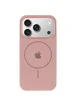 Чехол Silicone Case Full Protective (AA) V2 with MagSafe для Apple iPhone 17 Pro (6.3") Розовый / Pink Sand