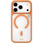 TPU+PC чохол Blueo Frosted Heat Dissipation Stand with MagSafe для Apple iPhone 17 Pro (6.3") Помаранчевий