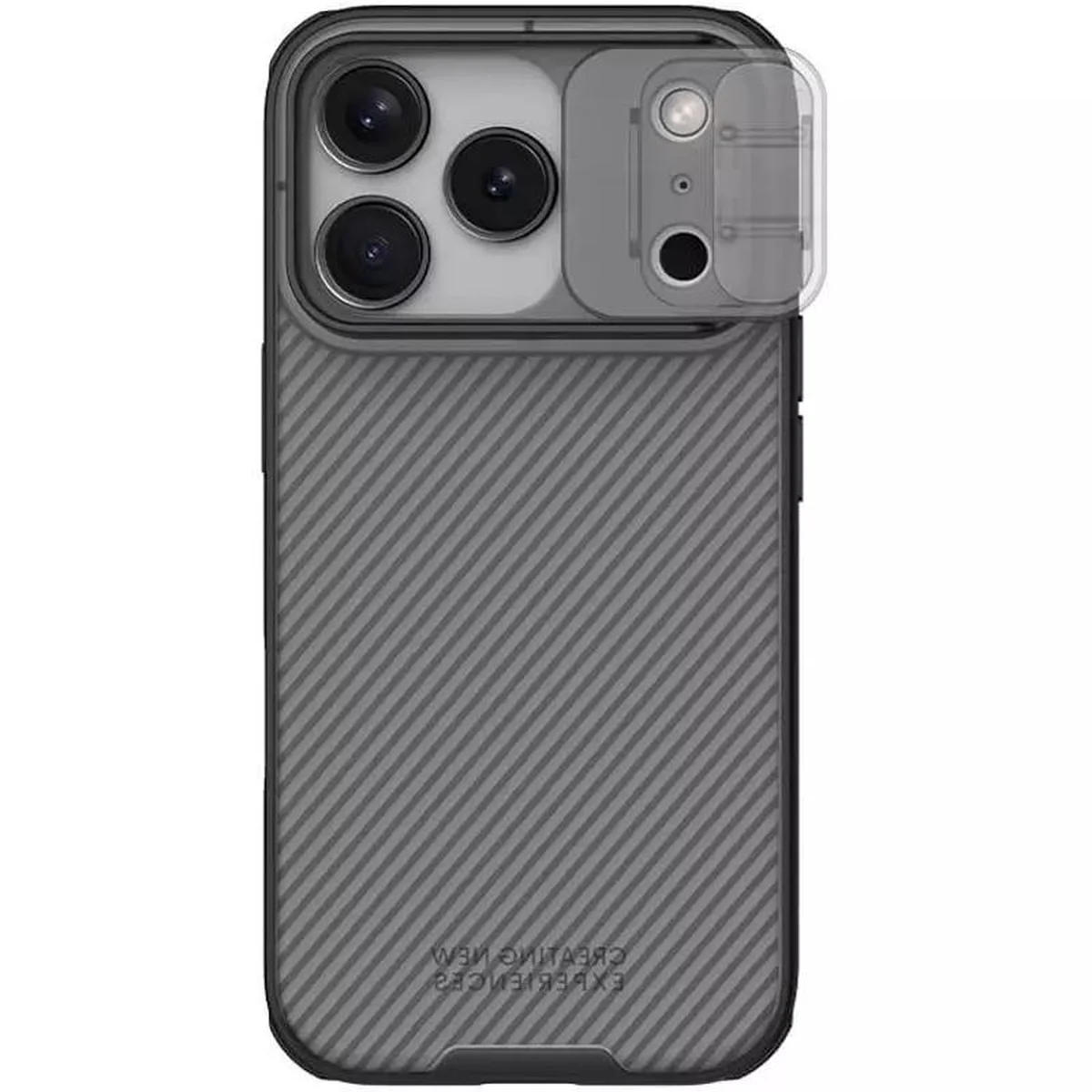 Карбоновая накладка Nillkin CamShield Pro для Apple iPhone 17 Pro (6.3") Transparent black