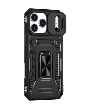 Удароміцний чохол Camshield Army Ring для Apple iPhone 17 Pro (6.3") Чорний / Black