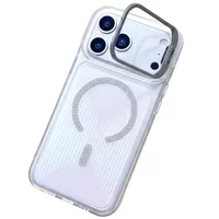 Чехол TPU+PC Jewel Sparkle with MagSafe для Apple iPhone 17 Pro (6.3") Diamond White