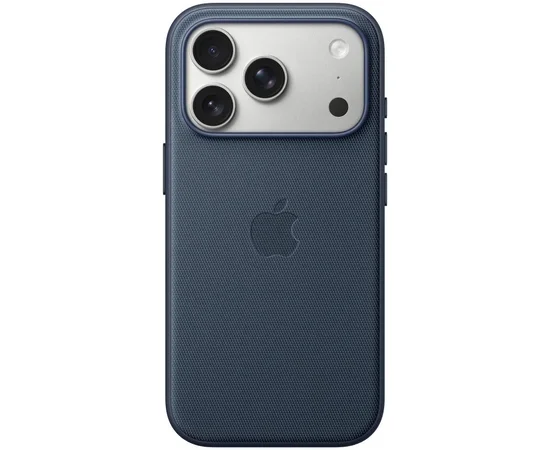 Чехол тканевый TechWoven (AAA) NEW with MagSafe and Animation для Apple iPhone 17 Pro (6.3") Blue