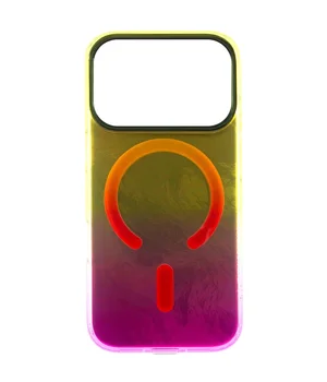 Чохол TPU Shiny Mountain (MagFit) для Apple iPhone 17 Pro (6.3") Yellow / Pink