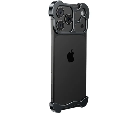 Чехол Minimalist Metal Bumper для Apple iPhone 17 Pro (6.3") Black