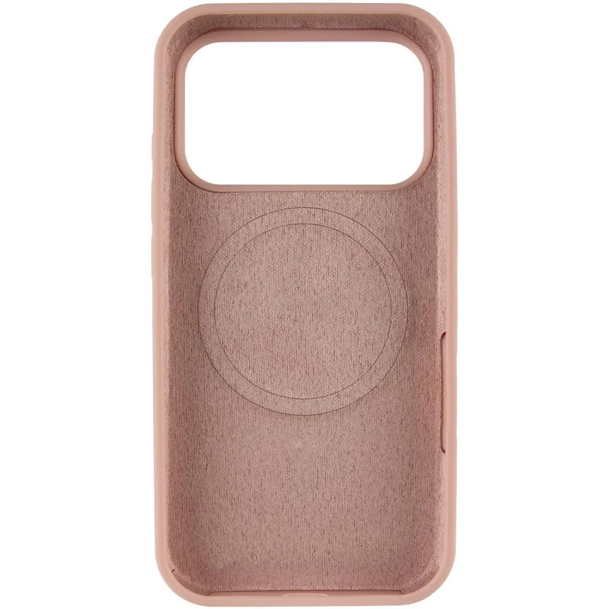 Чехол Silicone Case Full Protective (AA) V2 with MagSafe для Apple iPhone 17 Pro (6.3") Розовый / Pink Sand