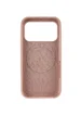 Чехол Silicone Case Full Protective (AA) V2 with MagSafe для Apple iPhone 17 Pro (6.3") Розовый / Pink Sand