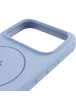 Чехол Silicone Case Full Protective (AA) V2 with MagSafe для Apple iPhone 17 Pro (6.3") Голубой / Lilac Blue