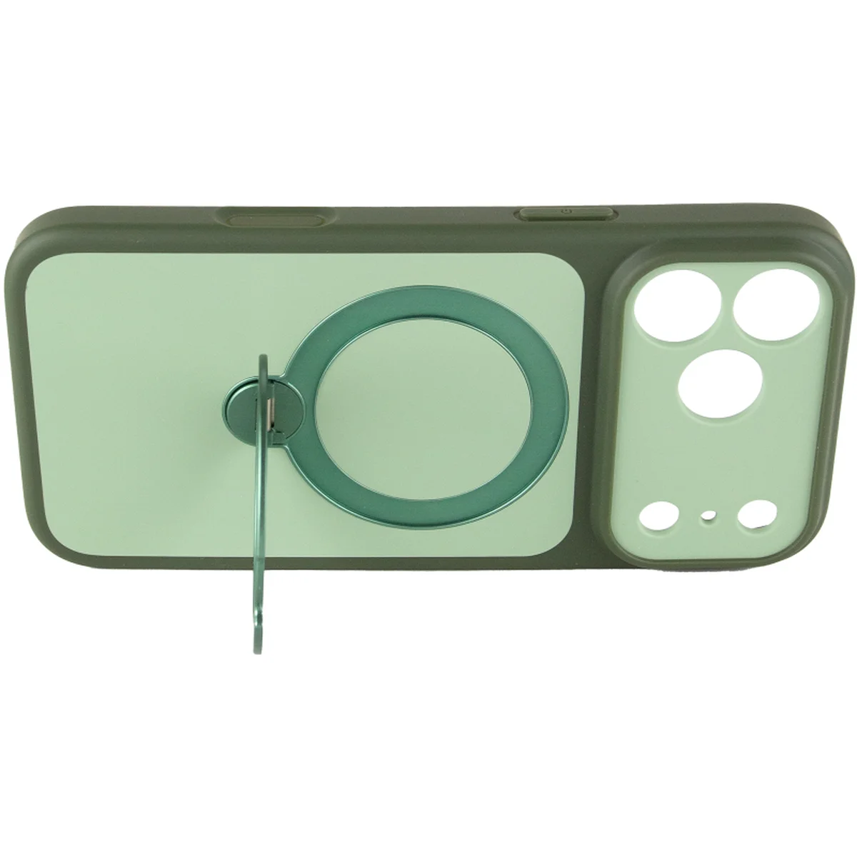 Чехол Ummi Full Camera with Magnetic Fit HQ Ring для Apple iPhone 18 Pro / 17 Pro (6.3") Green