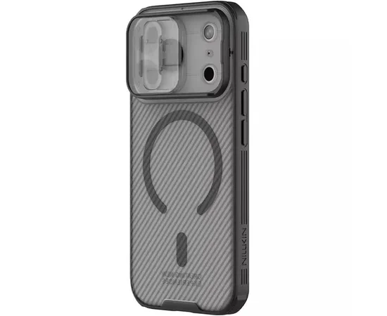 Карбоновая накладка Nillkin CamShield Pro Magnetic для Apple iPhone 17 Pro (6.3") Transparent black