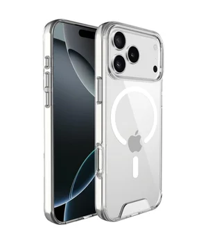 Чехол TPU Space Case with MagSafe для Apple iPhone 17 Pro (6.3") Прозрачный Чехол TPU Space Case with MagSafe для Apple iPhone 17 Pro (6.3") Прозрачный