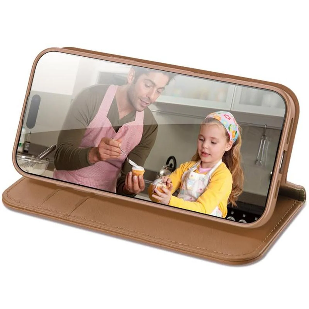 Чехол-книжка Dux Ducis Hivo для Apple iPhone 17 Pro (6.3") Brown