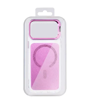 Чохол TPU+PC Jewel Sparkle with MagSafe для Apple iPhone 17 Pro (6.3") Pink Ruby