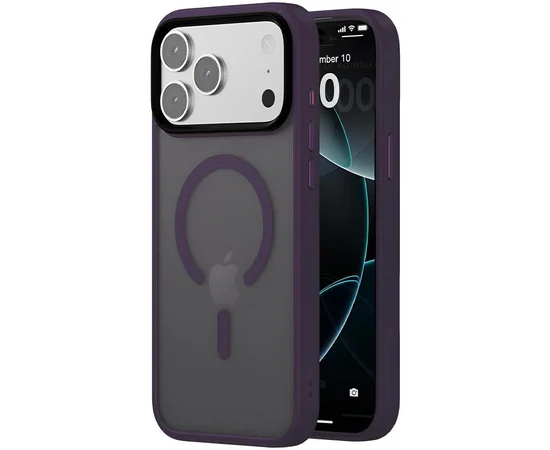 Чехол Ummi Colorful with MagSafe для Apple iPhone 17 Pro (6.3") Темно-фиолетовый / Dark Purple