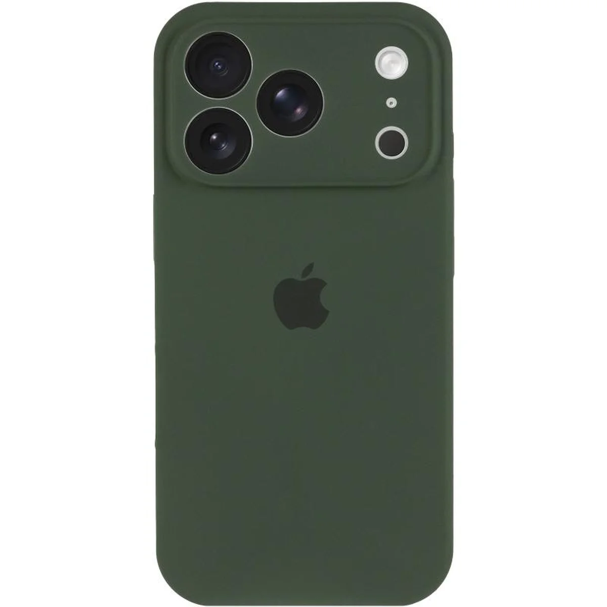 Чехол Silicone Case Full Camera Protective (AA) для Apple iPhone 17 Pro (6.3") Зеленый / Cyprus Green