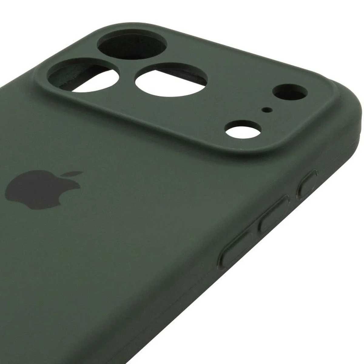 Чехол Silicone Case Full Camera Protective (AA) для Apple iPhone 17 Pro (6.3") Зеленый / Cyprus Green