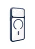 Чехол TPU GETMAN Moon Clear with MagSafe для Apple iPhone 17 Pro (6.3") Blue