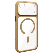 Чохол TPU GETMAN Moon Clear with MagSafe для Apple iPhone 17 Pro (6.3") Brown