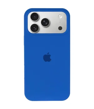 Чохол Silicone Case Full Protective (AA) для Apple iPhone 17 Pro (6.3") Синій / Capri Blue