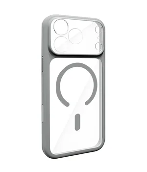 Чехол TPU GETMAN Moon Clear with MagSafe для Apple iPhone 17 Pro (6.3") Grey