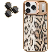 Чехол TPU+PC Wild Leopard with MagSafe and Lens для Apple iPhone 17 Pro (6.3") Brown