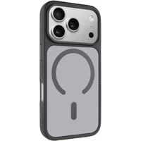 TPU+PC чехол Metal Buttons with Magnetic Fit для Apple iPhone 18 Pro / 17 Pro (6.3") Черный / Black
