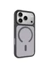 TPU+PC чохол Metal Buttons with Magnetic Fit для Apple iPhone 18 Pro / 17 Pro (6.3") Чорний / Black