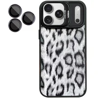Чехол TPU+PC Wild Leopard with MagSafe and Lens для Apple iPhone 17 Pro (6.3") Black