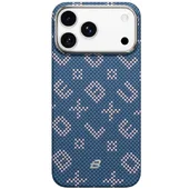 TPU+PC чохол Blueo Gilded Tactile Woven with MagSafe для Apple iPhone 17 Pro (6.3") Blue