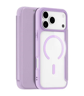 Чохол-книжка Dux Ducis Skin X Pro with MagSafe Apple iPhone 17 Pro (6.3") Purple