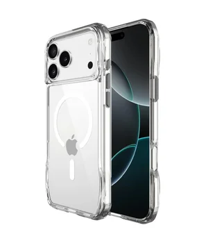 Чехол TPU Space Octagon with MagSafe для Apple iPhone 17 Pro (6.3") Clear