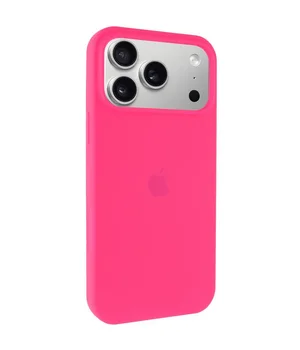 Чохол Silicone Case Full Protective (AA) Apple iPhone 17 Pro (6.3") Рожевий / Barbie pink