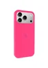 Чехол Silicone Case Full Protective (AA) для Apple iPhone 17 Pro (6.3") Розовый / Barbie pink