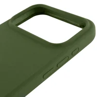 Чехол Silicone Case Full Protective (AA) для Apple iPhone 17 Pro (6.3") Зеленый / Dark Olive