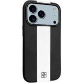 Кожаный чехол Rally with MagSafe для Apple iPhone 17 Pro (6.3") Black / White