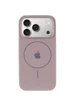 Чехол Silicone Case Full Protective (AA) V2 with MagSafe для Apple iPhone 17 Pro (6.3") Серый / Lavender