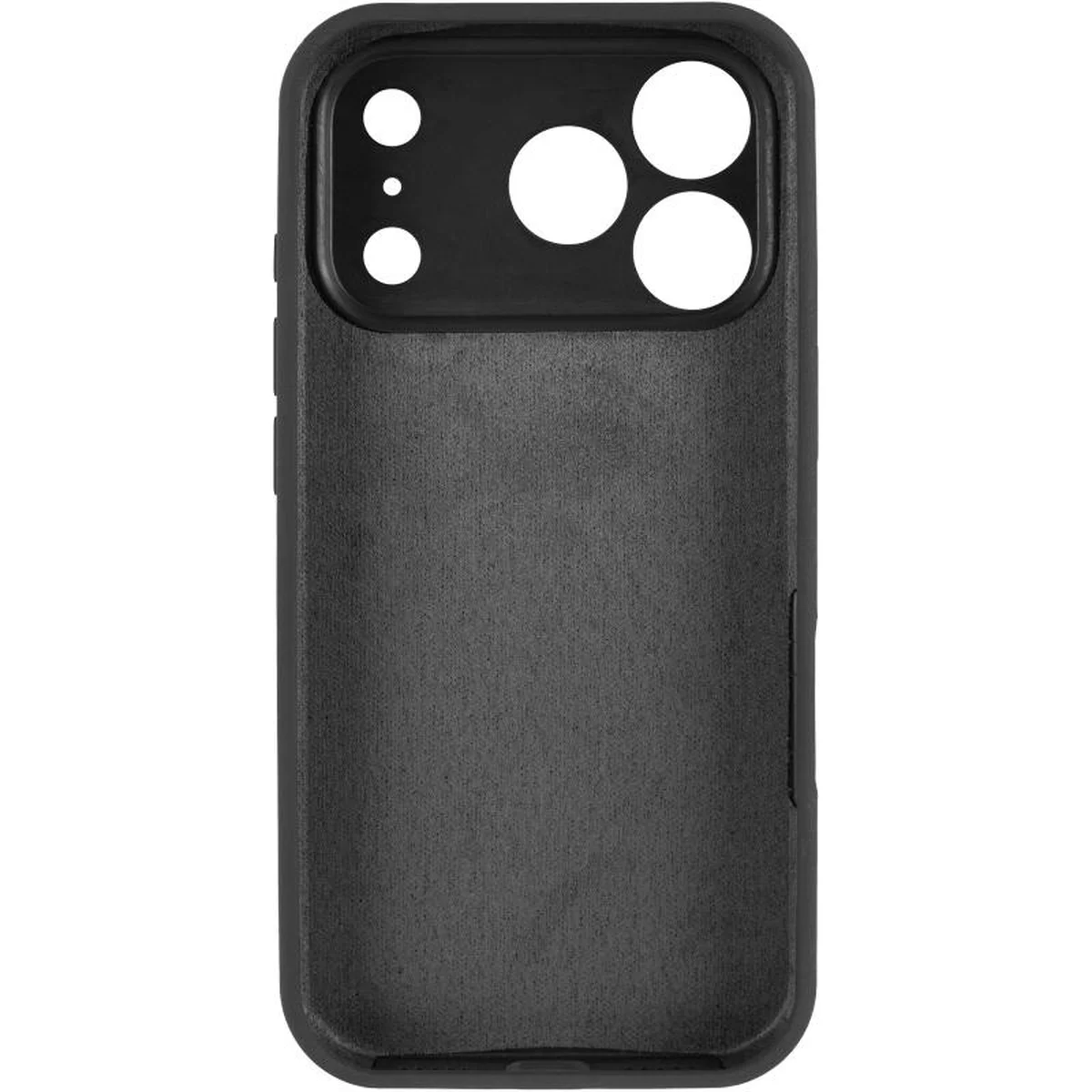 Чехол Silicone Case Full Camera Protective (AA) для Apple iPhone 17 Pro (6.3") Черный / Black