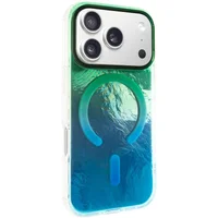 Чехол TPU Shiny Mountain (MagFit) для Apple iPhone 17 Pro (6.3") Green / Blue