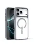 TPU+PC чехол Metal Buttons with MagSafe для Apple iPhone 17 Pro (6.3") Серый / Grey