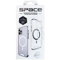 Чохол TPU Space Case with MagSafe для Apple iPhone 17 Pro (6.3") Прозорий