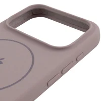 Чехол Silicone Case Full Protective (AA) V2 with MagSafe для Apple iPhone 17 Pro (6.3") Серый / Lavender