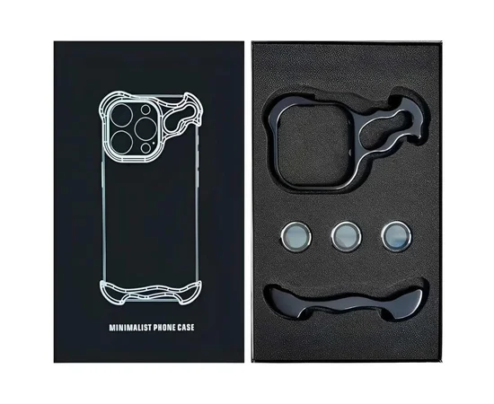 Чехол Minimalist Metal Bumper для Apple iPhone 17 Pro (6.3") Black