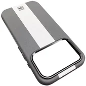 Кожаный чехол Rally with MagSafe для Apple iPhone 17 Pro (6.3") Grey / White
