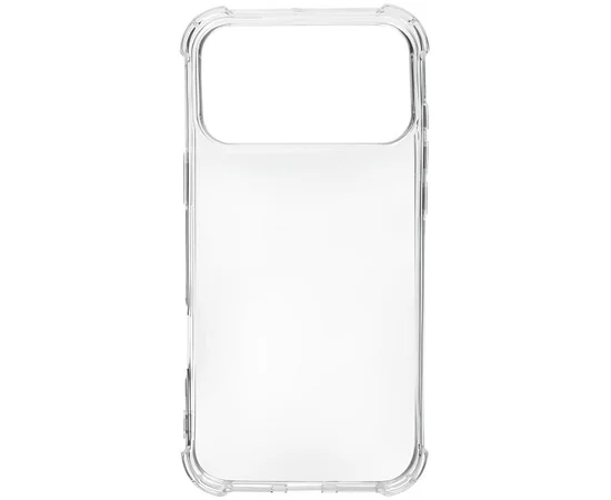 TPU чехол GETMAN Ease logo усиленные углы для Apple iPhone 17 Pro (6.3") Бесцветный (прозрачный)