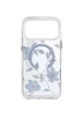 TPU+PC чехол Clear Garden with MagSafe для Apple iPhone 17 Pro (6.3") Blue Blossom
