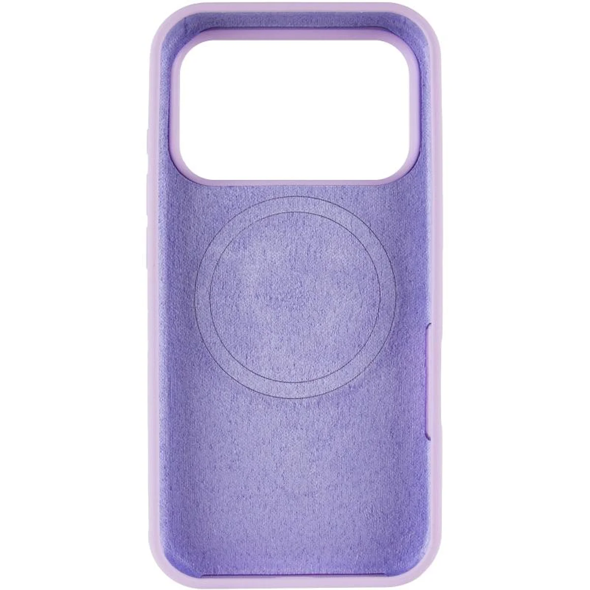 Чохол Silicone Case Full Protective (AA) V2 with MagSafe для Apple iPhone 17 Pro (6.3") Бузковий / Lilac