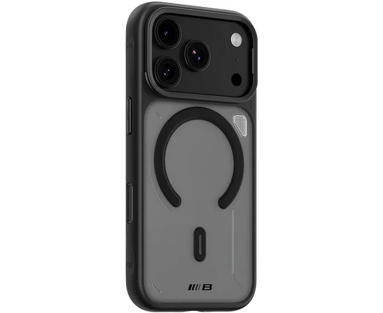 TPU+PC чохол Blueo Frosted Heat Dissipation Stand with MagSafe для Apple iPhone 17 Pro (6.3") Чорний