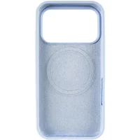 Чехол Silicone Case Full Protective (AA) V2 with MagSafe для Apple iPhone 17 Pro (6.3") Голубой / Lilac Blue